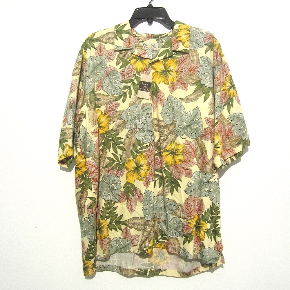Kona Kai Trading Co., short sleeve shirt XL, NWT